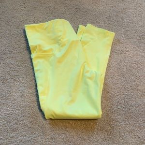 Yellow leggings
